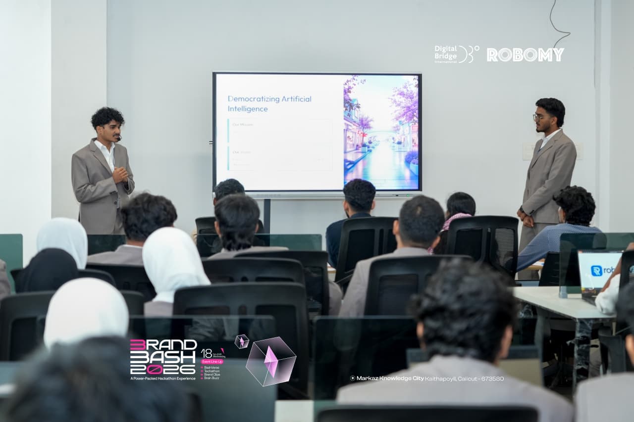 Brand Bash presentation and student tech session at Digital Bridge International